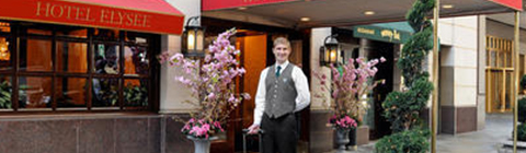 Tapetes corporativos para Hotelería TAPSIN Tapete personalizado con logotipo para entrada de Hotel